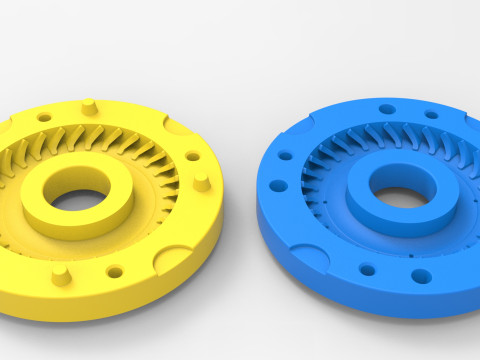 Mold for diecast military tire 10 Scale 1 to 10 and 1 to 14 and 1 to 25 3D Print Model