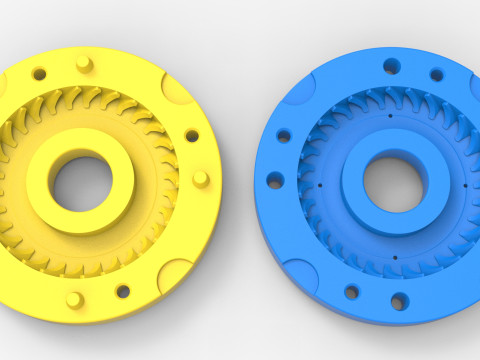 Mold for diecast military tire 10 Scale 1 to 10 and 1 to 14 and 1 to 25 3D Print Model