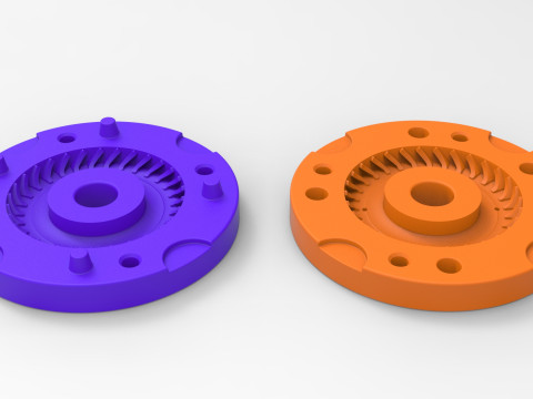 Mold for diecast military tire 10 Scale 1 to 10 and 1 to 14 and 1 to 25 3D Print Model