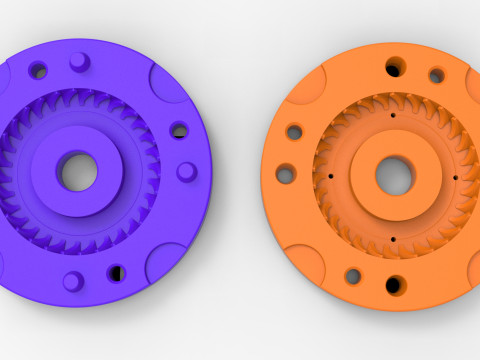 Mold for diecast military tire 10 Scale 1 to 10 and 1 to 14 and 1 to 25 3D Print Model