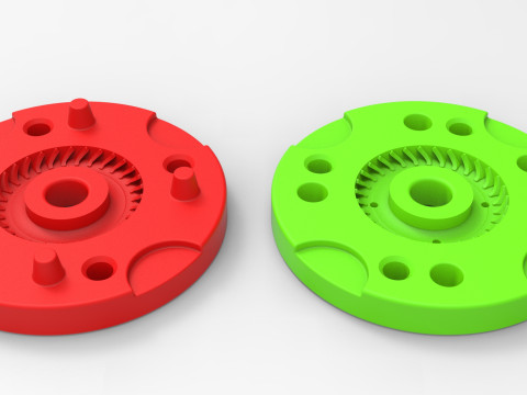 Mold for diecast military tire 10 Scale 1 to 10 and 1 to 14 and 1 to 25 3D Print Model