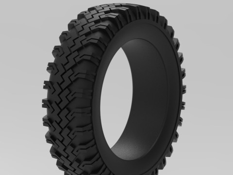 Mold for diecast military tire 11 Scale 1 to 10 and 1 to 14 and 1 to 25 3D Принт Модель