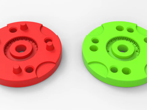 Forma do odlewanej ciśnieniowo opony wojskowej 12 Skala od 1 do 10 i od 1 do 14 oraz od 1 do 25 Model do druku 3D