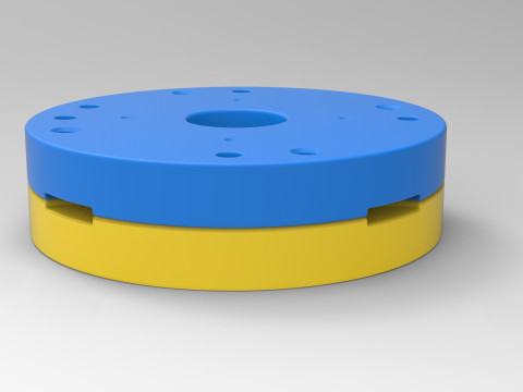 Mold for diecast military tire 13 Scale 1 to 10 and 1 to 14 and 1 to 25 3D Print Model