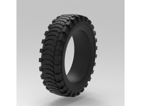 Mold for diecast military tire 13 Scale 1 to 10 and 1 to 14 and 1 to 25 3D Print Model