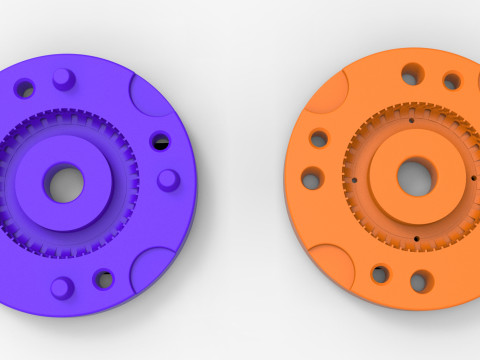 Mold for diecast military tire 13 Scale 1 to 10 and 1 to 14 and 1 to 25 3D Print Model