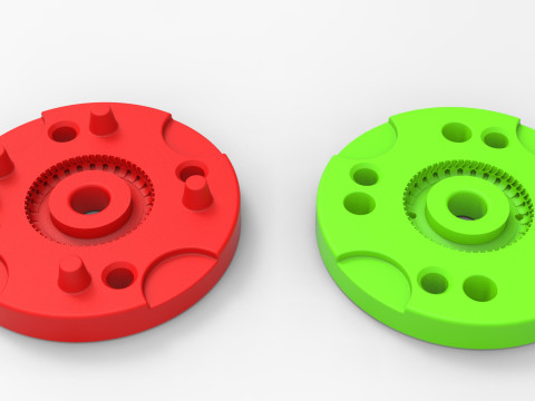 Mold for diecast military tire 13 Scale 1 to 10 and 1 to 14 and 1 to 25 3D Print Model
