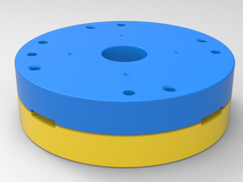 Mold for diecast military tire 14 Scale 1 to 10 and 1 to 14 and 1 to 25 3D 打印模型