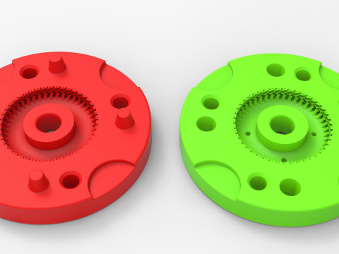 Mold for diecast military tire 14 Scale 1 to 10 and 1 to 14 and 1 to 25 3D 打印模型