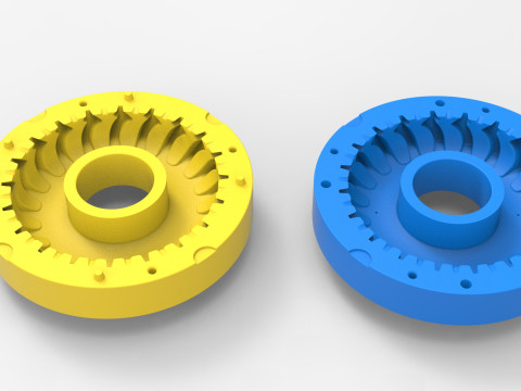 Mold for diecast Tractor tire 30 Scale 1 to 10 and 1 to 14 and 1 to 25 3D Print Model