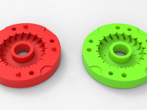 Mold for diecast Tractor tire 30 Scale 1 to 10 and 1 to 14 and 1 to 25 3D Print Model