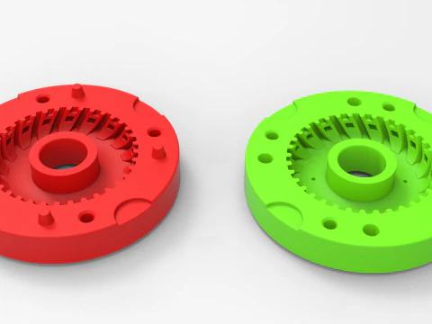 Mold for diecast Tractor tire 31 Scale 1 to 10 and 1 to 14 and 1 to 25 3D Print Model