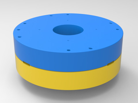 Mold for diecast Tractor tire 32 Scale 1 to 10 and 1 to 14 and 1 to 25 3D प्रिंट मॉडल