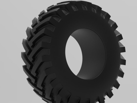 Mold for diecast Tractor tire 32 Scale 1 to 10 and 1 to 14 and 1 to 25 3D प्रिंट मॉडल