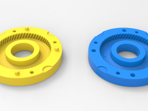 Mold for diecast Tractor tire 33 Scale 1 to 10 and 1 to 14 and 1 to 25 3D Print Model