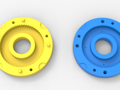 Mold for diecast Tractor tire 33 Scale 1 to 10 and 1 to 14 and 1 to 25 3D Print Model