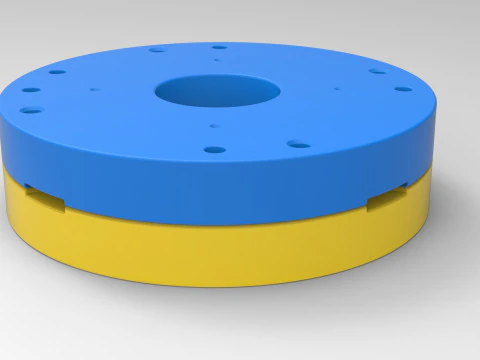 Forma do odlewanej opony do ciągnika 33 Skala od 1 do 10 i od 1 do 14 oraz od 1 do 25 Model do druku 3D