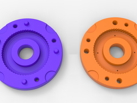Mold for diecast Tractor tire 33 Scale 1 to 10 and 1 to 14 and 1 to 25 3D Print Model