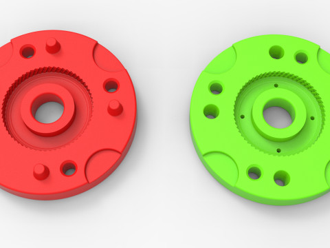 Mold for diecast Tractor tire 33 Scale 1 to 10 and 1 to 14 and 1 to 25 3D Print Model