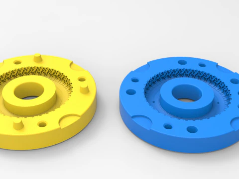 Mold for diecast Land Rover tire Scale 1 to 10 3D Print Model
