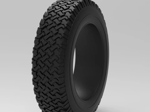Mold for diecast Land Rover tire Scale 1 to 10 3D Print Model