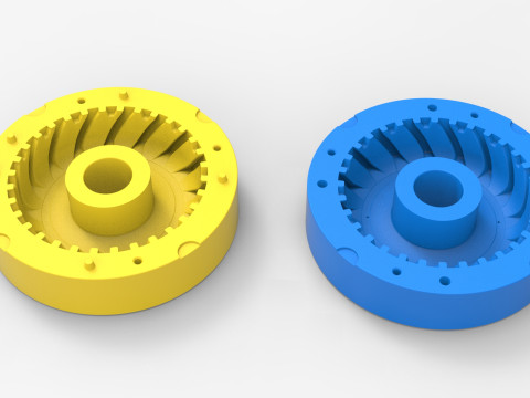 Mold for diecast Timberjack tire Scale Modello di stampa 3D