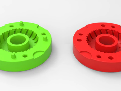 Mold for diecast of vintage pulling tractor Rear tire Scale 3D Print Model