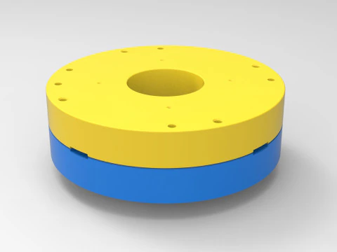 Form f&uuml;r Traktorreifen im Ma&szlig;stab 40 3D Druckmodell