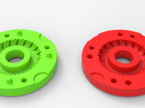 Mold for Tractor tire 40 Scale 3D Принт Модель