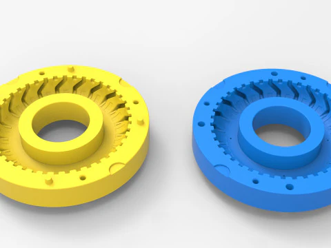 Molde para Neum&aacute;tico de Tractor Escala 41 Modelo de impresión 3D