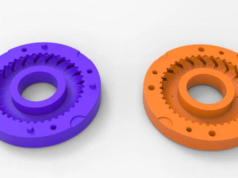 Molde para Neum&aacute;tico de Tractor Escala 41 Modelo de impresión 3D