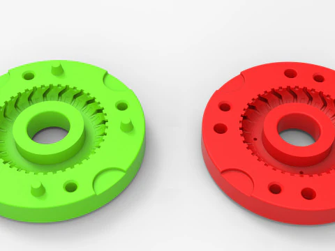 Molde para Neum&aacute;tico de Tractor Escala 41 Modelo de impresión 3D