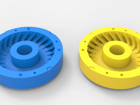 Mold for Tractor tire 42 Scale 3D Print Model