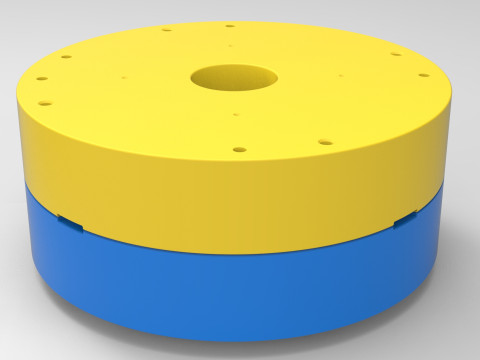 Mold for Tractor tire 42 Scale 3D Принт Модель