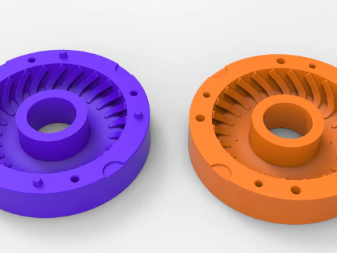 Mold for Tractor tire 42 Scale 3D Print Model
