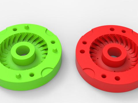 Mold for Tractor tire 42 Scale 3D Принт Модель