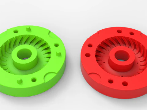Mold for Tractor tire 42 Scale 3D Print Model