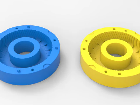 Mold for Tractor tire 43 Scale 3D Print Model