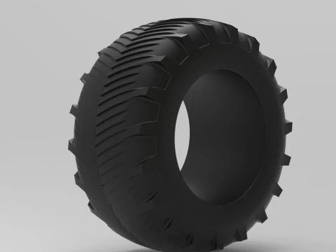 Mold for Tractor tire 43 Scale 3D Print Model