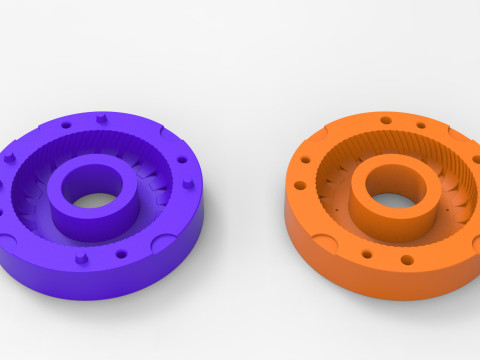 Mold for Tractor tire 43 Scale Model Cetak 3D