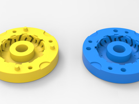 Mold for Tractor tire 44 Scale 3D Druckmodell