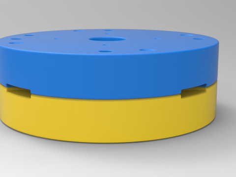 Mold for Tractor tire 44 Scale 3D Druckmodell