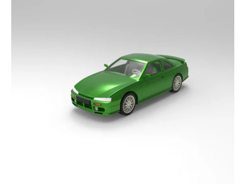 Nissan Silvia S14 Ma&szlig;stab 1 bis 10 3D Druckmodell