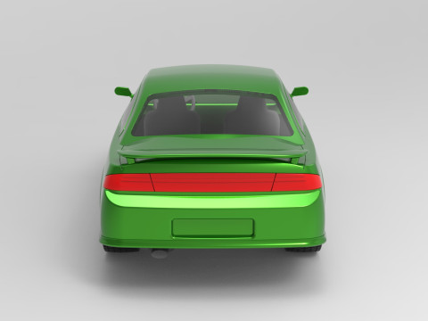 Nissan Silvia S14 scale 1 to 10 3D 打印模型