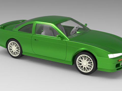 Nissan Silvia S14 scale 1 to 10 3D 打印模型