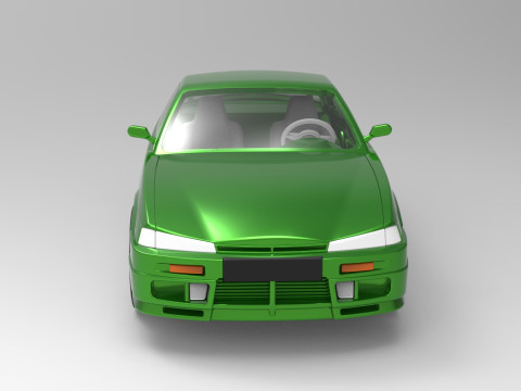 Nissan Silvia S14 scale 1 to 10 3D 打印模型