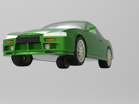 Nissan Silvia S14 scale 1 to 10 3D 打印模型