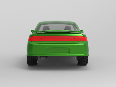 Nissan Silvia S14 scale 1 to 10 3D 打印模型