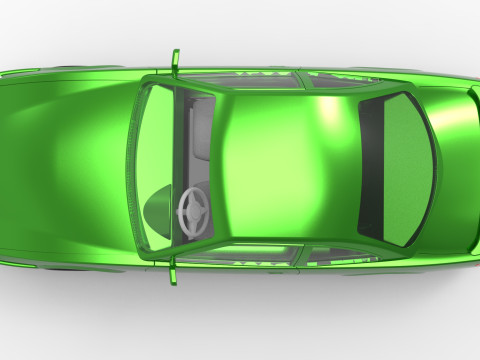 Nissan Silvia S14 scale 1 to 10 3D 打印模型
