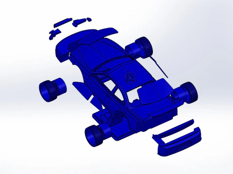 Nissan Silvia S14 scale 1 to 10 3D Print Model
